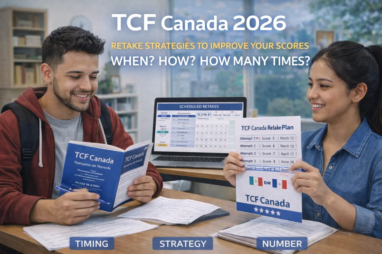 TCF Canada 2026: Retake Strategies to Improve Your Scores — When, How, and How Many Times?