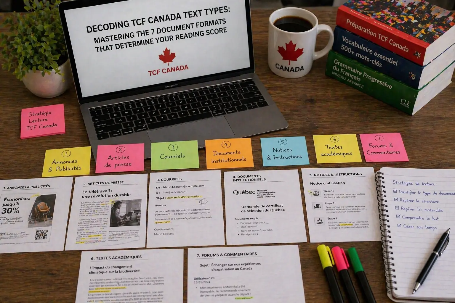 Decoding TCF Canada Text Types: Mastering the 7 Document Formats That Determine Your Reading Score