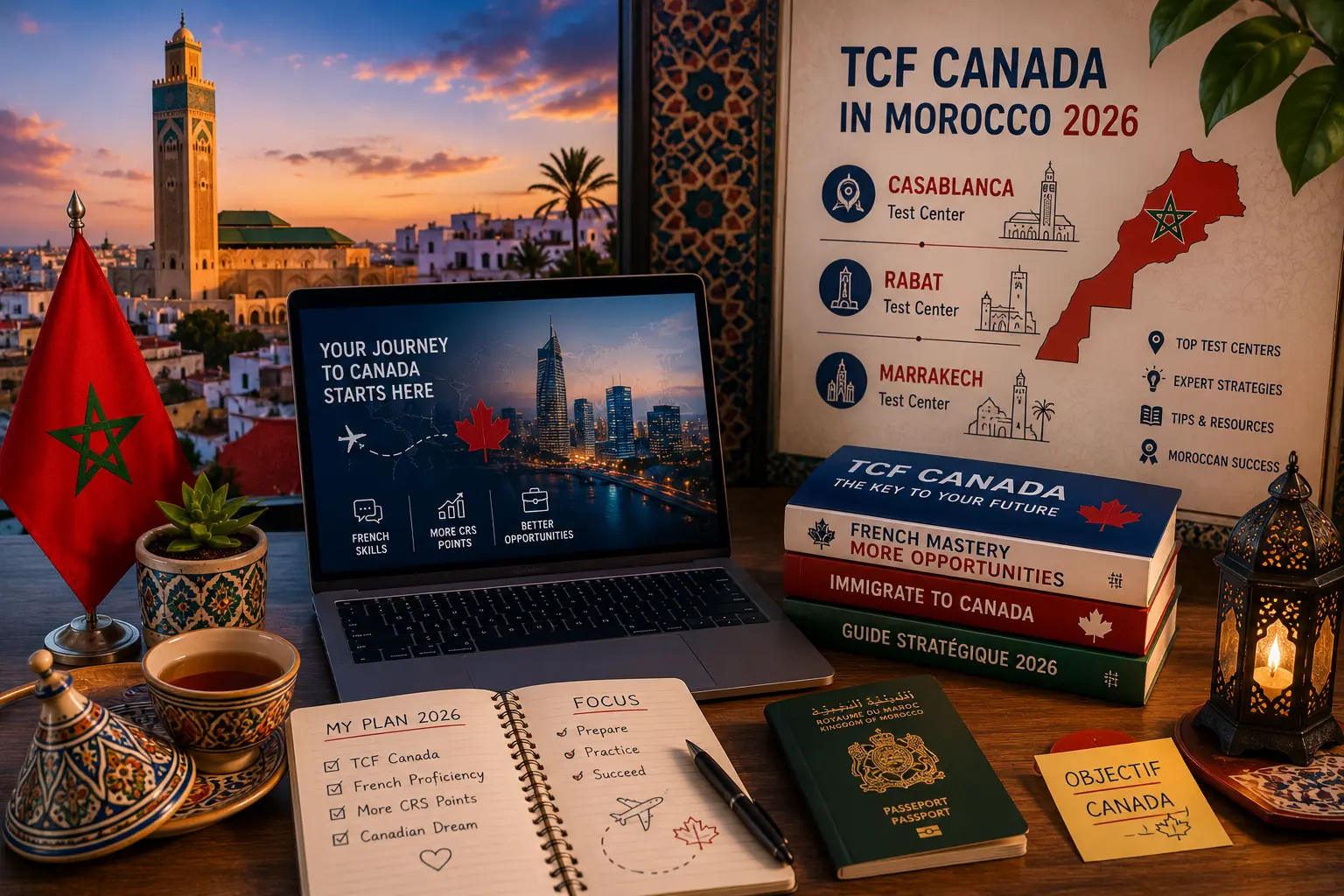 TCF Canada in Morocco 2026: Casablanca, Rabat and Marrakech Test Centers — The Complete Strategic Guide for Moroccan Candidates